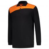 Tricorp Polosweater Bicolor Naden 302004 Black-Orange Maat XS