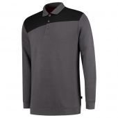 Tricorp Polosweater Bicolor Naden 302004 Darkgrey-Black Maat XS