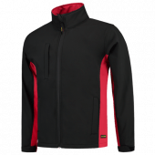 Tricorp Softshell Bicolor 402002 Black/Red Maat 6XL