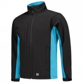 Tricorp Softshell Bicolor 402002 Black/Turquoise Maat 7XL