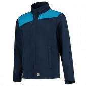 Tricorp Softshell Bicolor Naden 402021 Ink/Turquoise Maat 5XL