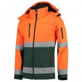 Tricorp Softshell ISO20471 Bicolor 403007 Fluor Orange-Green Maat XS