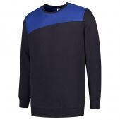 Tricorp Sweater Bicolor Naden 302013 Navy-Royalblue Maat XS