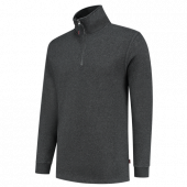 Tricorp Sweater Ritskraag 301010 Anthracite Melange Maat L