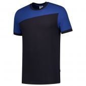 Tricorp T-shirt Bicolor Naden 102006 Navy-Royalblue Maat XS
