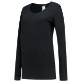 Tricorp T-shirt Lange Mouw Dames 101010 Black Maat XS