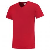 Tricorp T-shirt V Hals Fitted 101005 Red Maat XS