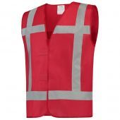 Tricorp Vest Reflectie 453014 Fluor Red Maat 5XL