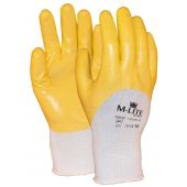 M-Safe Werkhandschoen M-lite Nitril Geel/wit Mt 8 GEEL/WIT MT 8