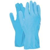 - Latex Huishoudhandschoenen Blauw Mt L BLAUW MT L