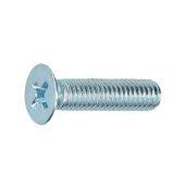 - Metaalschroef VK Kruiskop Elektrolytisch Verzinkt DIN 965H M3X8