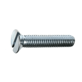 - Metaalschroef VK Zaagsnede DIN 963 RVS A4 M5X60