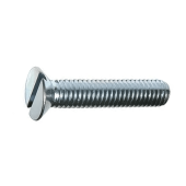 - Metaalschroef VK Zaagsnede DIN 963 RVS A4 M6X50