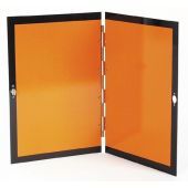 - Bord "gevaarlijke stoffen" 300x400x2mm alu. (Omklapbaa" 8507