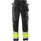 Fristads High Vis Werkbroek Klasse 1 24 7 Fas   / 100279-940-c52 Zwart C52