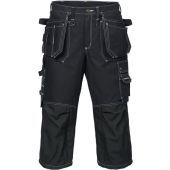 Fristads 3/4 Broek 283 Fas   / 100291-940-d84 Zwart D84