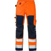 Fristads Hi-vis Broek 2026 Plu Oranje/m Arineblauw Maat C156