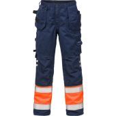 Fristads High Vis Werkbroek Klasse 1 20 Hi-Vis oranje/marineblauw D84