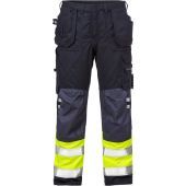 Fristads Flamestat High Vis Werkbroek K Hi-Vis geel/marineblauw D84