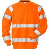 Fristads High Vis Sweatshirt Klasse 3 7 446 Bpv  Hi-vis Oranje 4xl / 110151-230-4xl Hi-Vis oranje 4XL