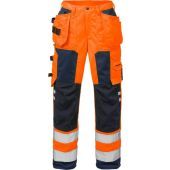 Fristads High Vis Werkbroek Dames Klass Hi-Vis oranje/marineblauw 34