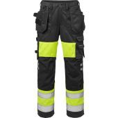 Fristads High Vis Werkbroek Dames Klass Hi-Vis geel/zwart 34