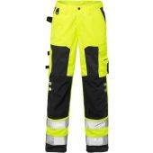 Fristads High Vis Broek Dames Klasse 2 Hi-Vis geel/zwart 34