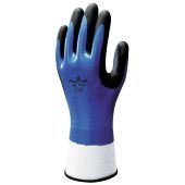 Showa Werkhandschoen  377 Blauw . Pol/nyl. Maat 9/xl Foam Nitrill Coating MAAT 9/XL FOAM NITRILL COATING