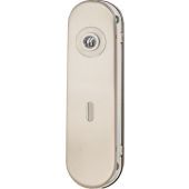 Oxloc Kortschild ovaal rvs met stalen onderplaat SL72 Met Kruk