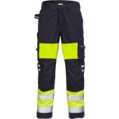 Fristads Flamestat High Vis Broek Dames Klasse 1 2776 Aths  Hi-vis Geel/marineblauw 34 / 122197-171-34 Hi-Vis geel/marineblauw 34