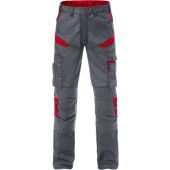 Fristads Broek 2555 Stfp  Grijs/rood C152 GRIJS/ROOD C152