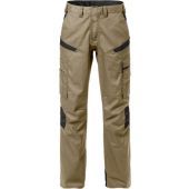 Fristads Broek Dames 2554 Stfp  Khaki/zwart 34 KHAKI/ZWART 34
