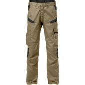 Fristads Broek 2552 Stfp  Khaki/zwart D84 KHAKI/ZWART D84