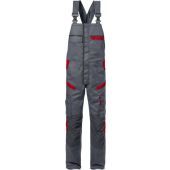 Fristads Amerikaanse Overall 1555 Stfp  Grijs/rood C44 GRIJS/ROOD C44