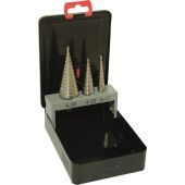 Kelfort Plaatborenset HSS 3-delig 4-30mm GETRAPT