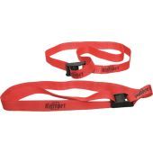 Kelfort Spanband 1-delig 25mm Met Klemgesp 150/300dan Rood 25MM-1MTR 25MM-1MTR