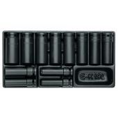 Gedore dopsleutelset 1500 ES-K 19 L 1/2"