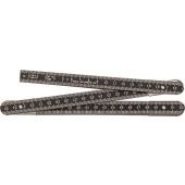 Schuil Duimstok Aluminium Zwart  1M