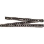 Schuil Duimstok Aluminium Zwart mm 2mtr 1511