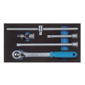 Gedore Dopsleutel-toebehorenset in CT module 1500 CT1-1993 U