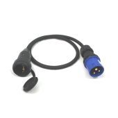 Qwatt Verloopsnoer cee-st ra-kopp 3G2.5 1 MTR