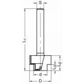 - Getrapte Frees D=24.3/d=15.3 25543-5-24315
