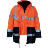 First Choice Parka 4-in-1 - 0981 Oranje/Blauw EN471, mt M