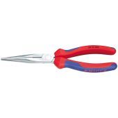 Knipex Radiotang platspitse tang met zijsnijder 2615-200mm