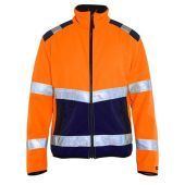 Blaklader Softshell Jas Hi-vis Klasse 2  4877 Oranje/marineblauw Mt 4xl ORANJE/MARINEBLAUW MT 4XL