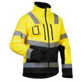 Blaklader Softshell Jas Hi-vis  4900 Geel/zwart Mt 4xl GEEL/ZWART MT 4XL