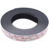 3M Dubbelzijdig Tape 25 X 2,5 MM Zwart