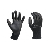 Sacobel Handschoen Pu Gecoat Zwart Mt 8-l (12) 135071pb-8 135071PB-8