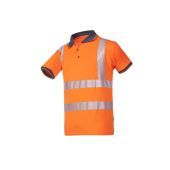 Sioen Poloshirt siocool grimsey Fluor-Oranje mt L