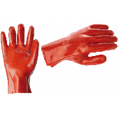 Sacobel Handschoen 35cm Rood Cat.3(12) 136135